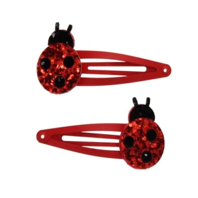 Image of Children&#039;s Ladybird Glitter Hair Clips (set Of 2)