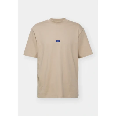 Image of HUGO Nieros Basic Tshirt, Men&#039;s, Size: XXL, Medium beige