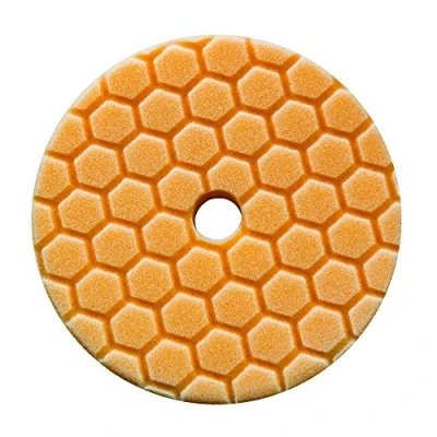 Image of Chemical Guys BUFX112HEX5 Hex Logic Quantum Medium Heavy Cutting Pad (Orange, 5.5 Inch),