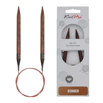 Image of KnitPro Ginger Circular Needle 120cm 8.00mm 3pcs