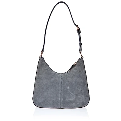 Image of Mandarina Duck Women&#039;s Velvet Plisse Hobo, London Fog, Taglia Unica