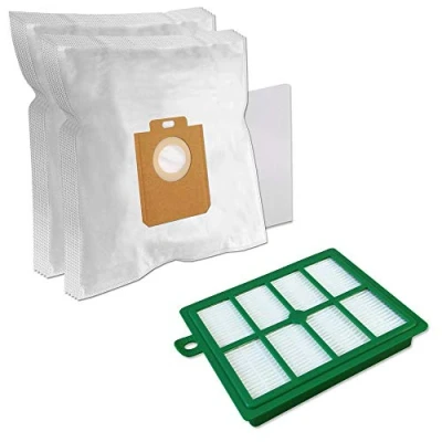 Image of SET HEPA Filter + 10 Vacuum Cleaner Dust Bags For AEG UltraOne, VX6 VX7 VX8, UltraSilencer, SilentPerformer, PowerForce