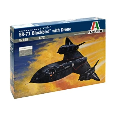 Image of Tamiya ITA145 I145 Italeri SR 71 Blackbird Model kit, Unpainted