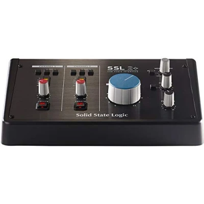 Image of Solid State Logic SSL 2+ (2 Plus) USB Audio Interface 24 bit/192 kHz, 2 in 4 out, with Legacy 4K Analogue Enhancement and Included Software Production Pack