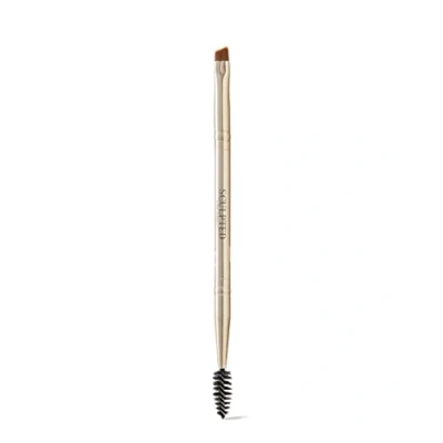 Image of Double Ended Angle Duo Brow and Liner Makeup Brush from Sculpted by Aimee 2 in 1 Combining Shaping