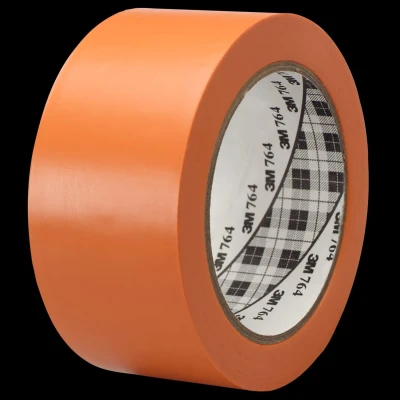 Image of 3M 764i General Purpose Vinyl Tape, 50 mm x 33 m, Orange (Pack of 24)