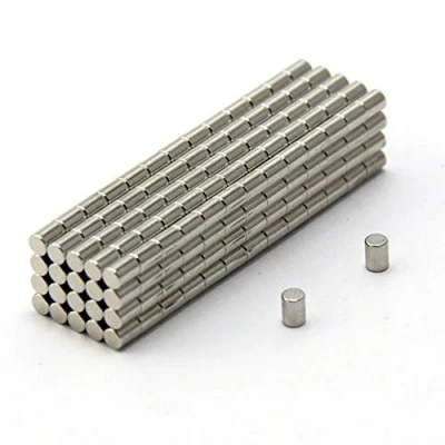 Image of N42 Neodymium Magnet for Arts, Crafts, Model Making, DIY, Hobbies, Office, and Home 3mm dia x 4mm thick 0.35kg Pull Pack of 500