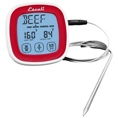 Image of Escali DHR1 R Thermometer, Plastic, Red