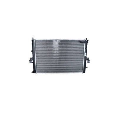 Image of PCC000960, PCC000960SLP Engine radiator NRF EASY FIT 55319 Aluminium 648mm 445mm 34mm with mounting parts Brazed cooling fins ROVER: 75