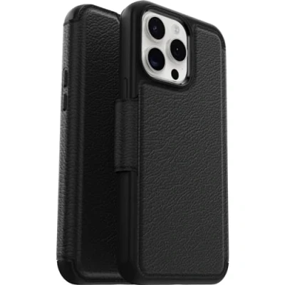 Image of Otterbox Strada MagSafe Leren Book Case Apple iPhone 15 Pro Max