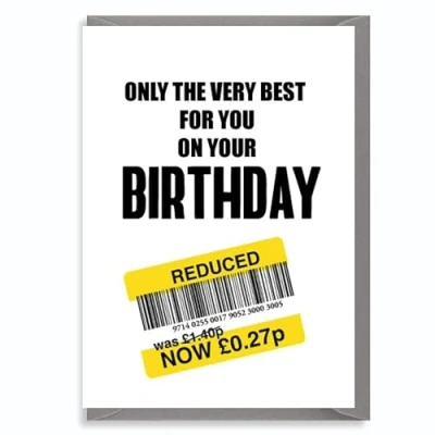 Image of Funny Cards Rude Birthday Card 40th 50th 60th 70th Sister Mum Greeting Witty Humour Laughter Banter Offensive Joke Fun c843