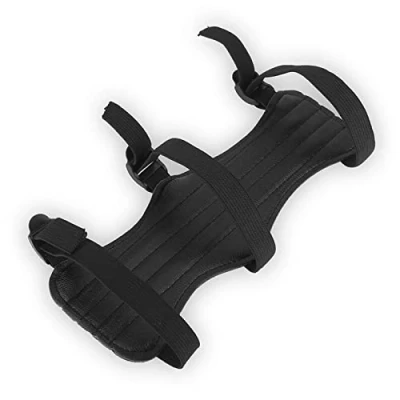 Image of Archery Arm Guard, Accessories Guards Bow Protective Sleve with 3 Adjustable Elastic straps Shooting Gear for Outdoor Recurve Compound Hunting