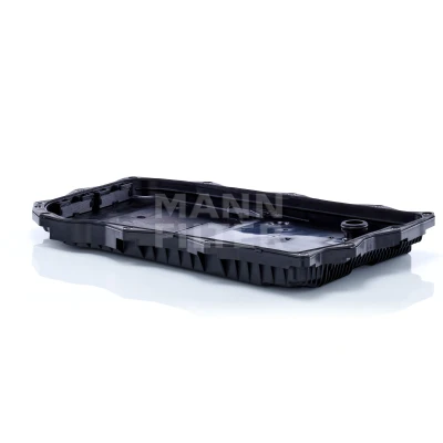 Image of 52854834AA, K52854834AA oil Pan, automatic transmission MANN FILTER H 50 004 with drain plug, seal BMW: 5 GT, X5, Saloon