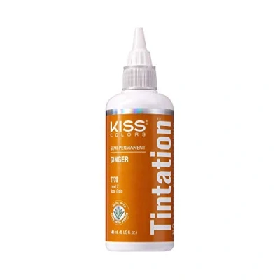 Image of Kiss Tintation Semi Permanent Hair Color 5 Ounce, T770 Ginger