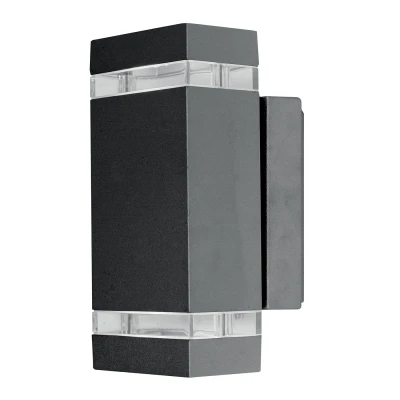 Image of Jannik LED 2 Light Outdoor Up Down Wall Graphite IP44