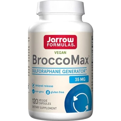 Image of Jarrow Formulas, BroccoMax, with Broccoli Seed Extract, 120 Vegan Capsules, Vegetarian, Gluten Free, Non GMO