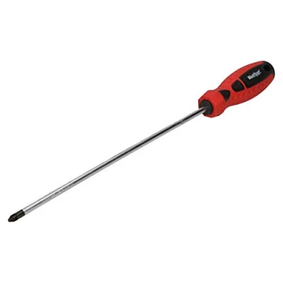 Image of PZ2 x 250mm Pozi Electrical Screwdriver with Magnetic Tip and Rubber Handle