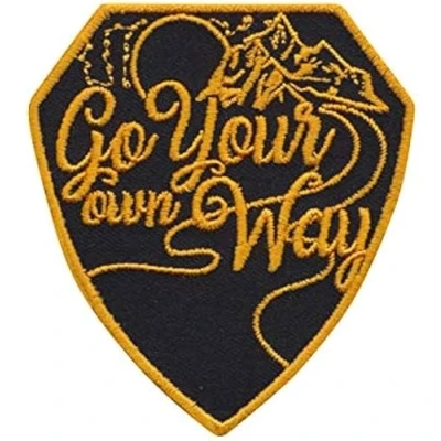 Image of Fleetwood Mac Go Your Own Way Patch Badge Embroidered Iron on Applique Accessory