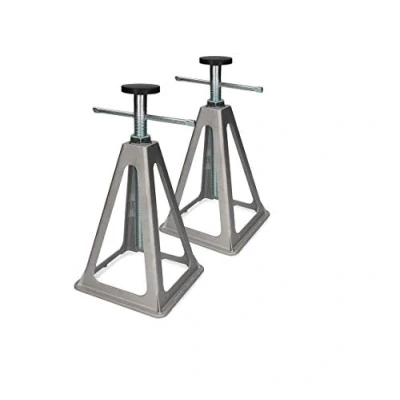 Image of Cartrend Caravan Support Stand, Accessories, Motorhome Set of 2, Aluminium, Maximum Load 900 kg
