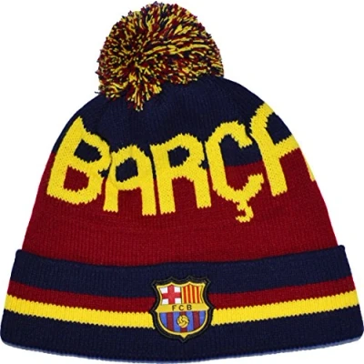 Image of Official Collection FC Barcelona Messi Beanie Hat Men&#039;s Size [Various]