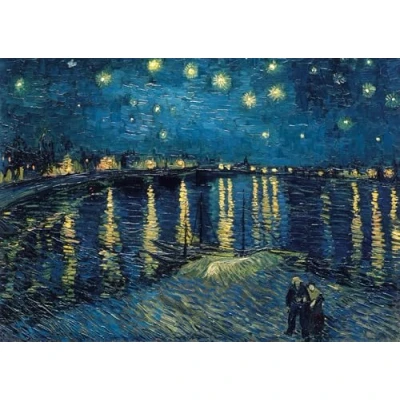 Image of Ravensburger Puzzle 15614 Starry Night/Vincent Van Gogh 1000 pcs