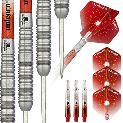Image of Unicorn Unisex Core Xl Striker Steel Tip Darts, Red, 20 G EU