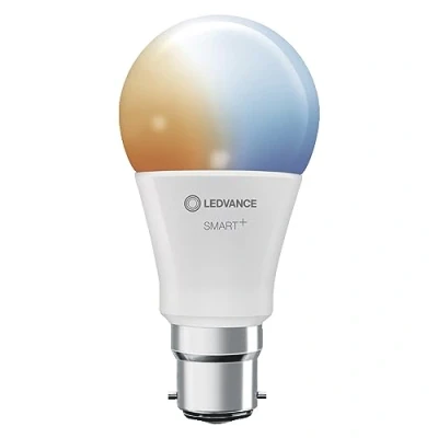 Image of LEDVANCE Smart LEDLamp with WiFi Technology, Base : B22D, Di mmable, Tunable White (2700 6500K), Replaces Incandescent Lamps 60 W, + Classic White, Pack Of 3