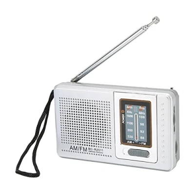 Image of VBESTLIFE AM FM Radio,Portable Pocket Radio Built in Speaker,FM Portable Music Player,for Outdoor Travel Emergency