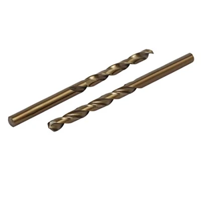 Image of Sourcingmap 5.2mm Drilling Dia Straight Round Shank HSS Cobalt Metric Twist Drill Bit 2pcs