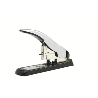 Image of Rexel Goliath Heavy Duty Stapler, 100 Sheet Capacity, Uses No.66 staples 66/8 11 14 mm, Metal Body, Silver/Black, 2041
