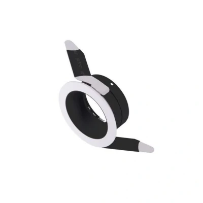 Image of Accentplus GU10 60mm Round Fixed Matt Black Downlight Integral LED