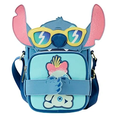 Image of Disney by Loungefly sac à bandoulière Crossbuddies Lilo &amp; Stitch: Stitch Beach Day