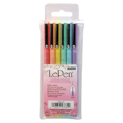 Image of UCHIDA OF AMERICA, CORP. LE Pen Pastel Set 6P, Multicolor, One Size