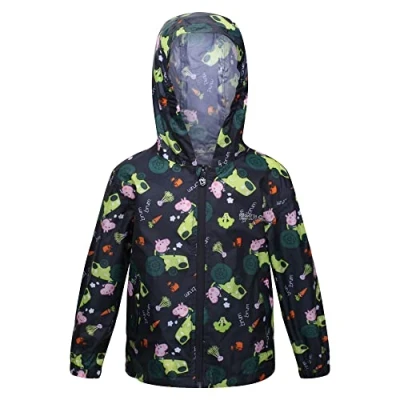 Image of Peppa Pig &#039;Pack It&#039; Waterproof Packaway Jacket Polka Dot