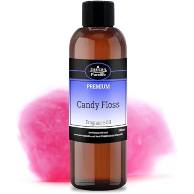 Image of Candy Floss Fragrance Oil for Wax Melts, Oils Candle Making, Bath Bombs, Soap, Aromatherapy, Essential Burners and Diffuser Vegan Friendly UK Made 100ml
