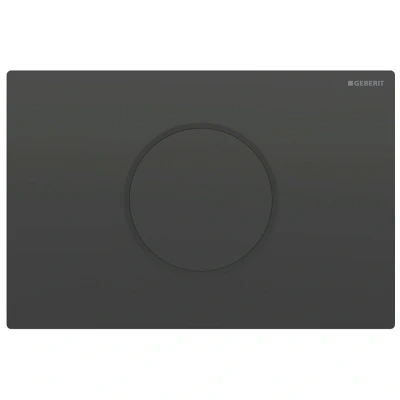 Image of Geberit Sigma10 Automatic/Touchless Dual Flush Plate Mains Operation Black (115.906.DW.6)