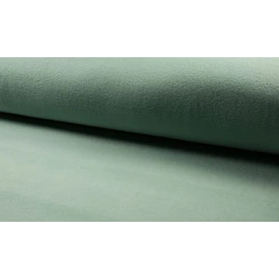 Image of Lambskin Polar Fleece Fabric Material Dusty Green, 1Mtr 150cm x 100cm