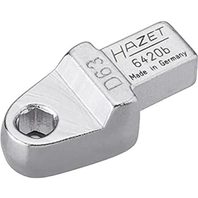 Image of HAZET 6420B 40.5 mm Hexagon Hollow Insert Tool Holder for Bits Chrome Plated