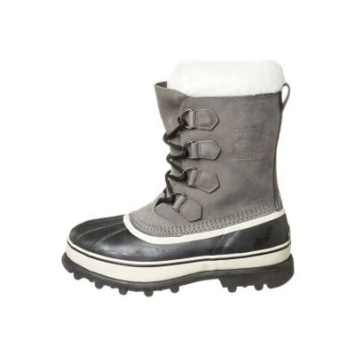 Image of Sorel Caribou Women&#039;s Waterproof Snow Boots, Grey (Shale x Stone), 10 UK