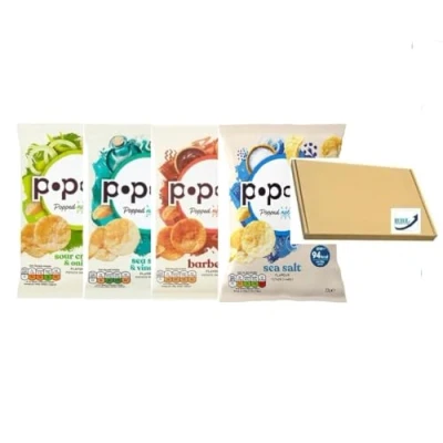 Image of Popchips Mixed Case 23G (Pack Of 24) 4 Flavours 6 Each Flavour