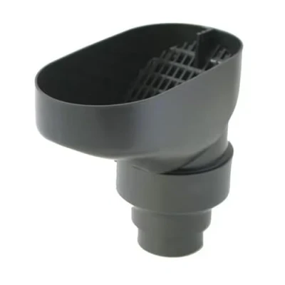 Image of 3P Downpipe Gutter Leaf Catcher Low Maintenance Anti Clog and Blockage, Debris Guard Filter Protector Black