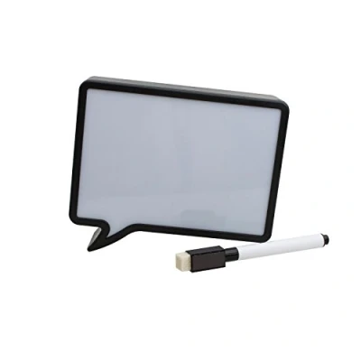 Image of Thumbs Up Desktop Speech Bubble Lamp, White