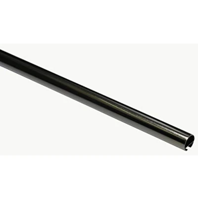 Image of Gardinia Curtain rod with inner rail, diameter 20 mm, white, 120 cm, Metal
