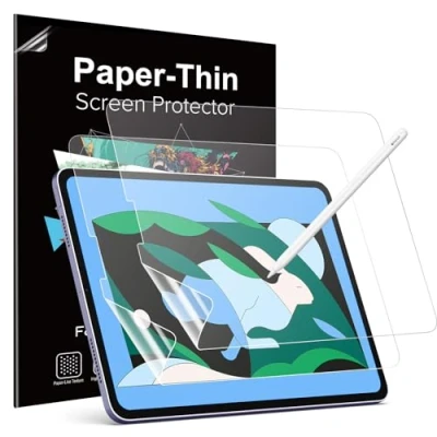 Image of MoKo 2 Pack Paper Screen Protector for iPad Air 5th/4th Generation (2022/2020) / Pro 11 Inch (2022/2021/2020/2018), Write and Draw Like on Anti Glare Matte, Compatible with Apple Pencil