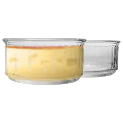 Image of Duralex Oven Chef Glass Ramekins for Crème Brulee, Desserts 10cm Pack of 8