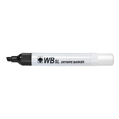 Image of ValueX Whiteboard Marker Chisel Tip 2 5mm Line Black [Pack of 10]