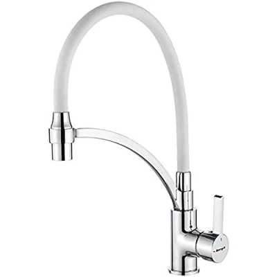 Image of Ibergrif, Pull out Kitchen Tap with 2 Spray Function, Sink Flexible Spout, Chrome, M22129 3