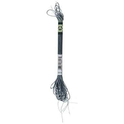 Image of DMC 1008F S414 Shiny Radiant Satin Floss, Steel Grey, 8.7 Yard