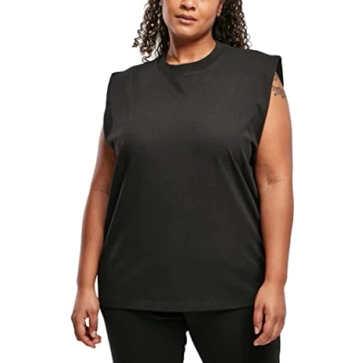 Image of Urban Classics Basic Tshirt, Women&#039;s, Size: 3XL, Black