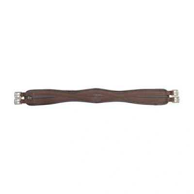 Image of ANTI CHAFE CONTOUR GIRTH HORSE TACK SADDLE STRAP [BROWN] [52&quot;]